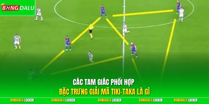 Các tam giác phối hợp đặc trưng giải mã Tiki-taka là gì 
