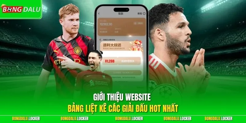 Giới thiệu Website - Bảng liệt kê các giải đấu hot nhất