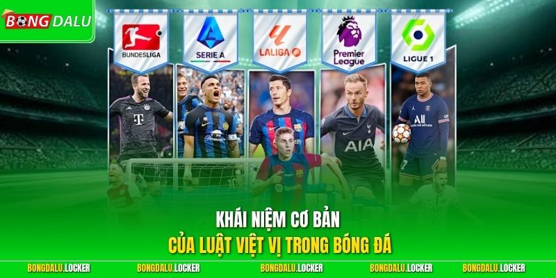 Khái niệm cơ bản của luật việt vị trong bóng đá