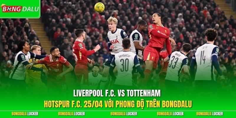 Liverpool F.C. vs Tottenham Hotspur F.C. 25/04 với phong độ trên BONGDALU