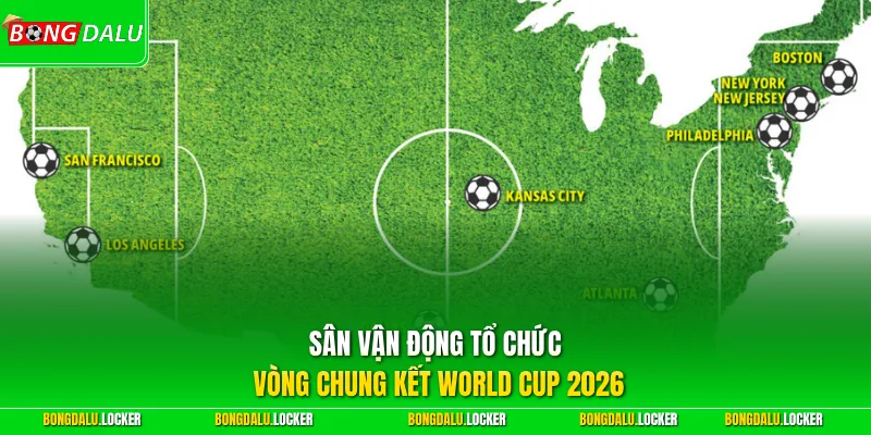 Sân vận động tổ chức vòng chung kết World Cup 2026