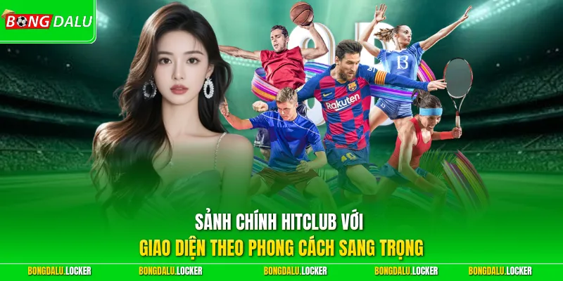 Sảnh chính Hitclub với giao diện theo phong cách sang trọng