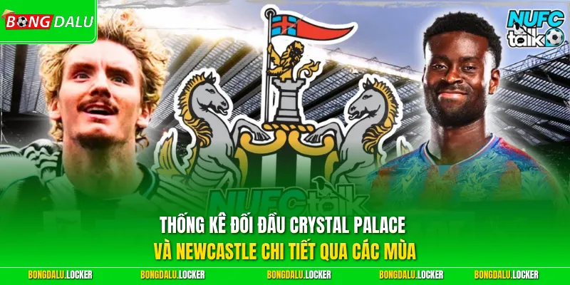 Thống kê đối đầu Crystal Palace và Newcastle chi tiết qua các mùa