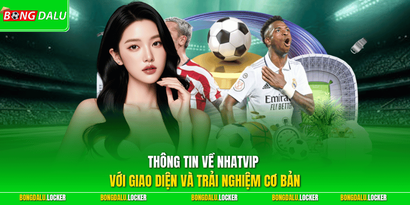 Thông tin về NHATVIP với giao diện và trải nghiệm cơ bản